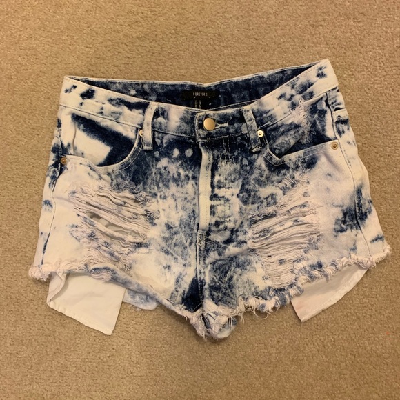 F21 Jean Shorts - Picture 1 of 2